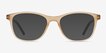 Resurge Matte Crystal Brown PlasticSunglass Frames from EyeBuyDirect, Front View