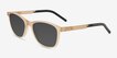 Resurge Matte Crystal Brown PlasticSunglass Frames from EyeBuyDirect, Angle View