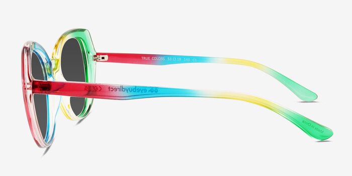 True Colors Rainbow Plastic Sunglass Frames from EyeBuyDirect
