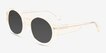 Ellison Clear Yellow AcetateSunglass Frames from EyeBuyDirect, Angle View