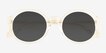 Ellison Clear Yellow AcetateSunglass Frames from EyeBuyDirect, Closed View