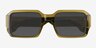 Arin Clear Green AcetateSunglass Frames from EyeBuyDirect, Closed View