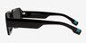Arin Black AcetateSunglass Frames from EyeBuyDirect, Side View