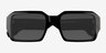 Arin Black AcetateSunglass Frames from EyeBuyDirect, Closed View