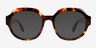 Lilly Tortoise AcetateSunglass Frames from EyeBuyDirect, Front View