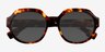 Lilly Tortoise AcetateSunglass Frames from EyeBuyDirect, Closed View