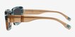 Colby Striped Blue Brown AcetateSunglass Frames from EyeBuyDirect, Side View