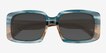 Colby Striped Blue Brown AcetateSunglass Frames from EyeBuyDirect, Closed View