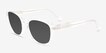 Carrie Clear AcetateSunglass Frames from EyeBuyDirect, Angle View