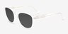 Carrie Clear AcetateSunglass Frames from EyeBuyDirect, Angle View