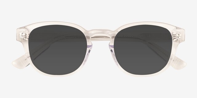 Carrie Clear AcetateSunglass Frames from EyeBuyDirect, Closed View