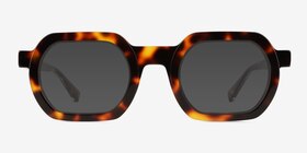 Channing Écailles Acétate Soleil de Lunette de vue d'EyeBuyDirect, Vue de Face