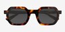 Channing Écailles AcétateSoleil de Lunette de vue d'EyeBuyDirect, Vue Rapprochée