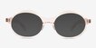 Melva Clear Champagne AcetateSunglass Frames from EyeBuyDirect, Front View