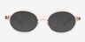 Melva Clear Champagne AcetateSunglass Frames from EyeBuyDirect, Front View