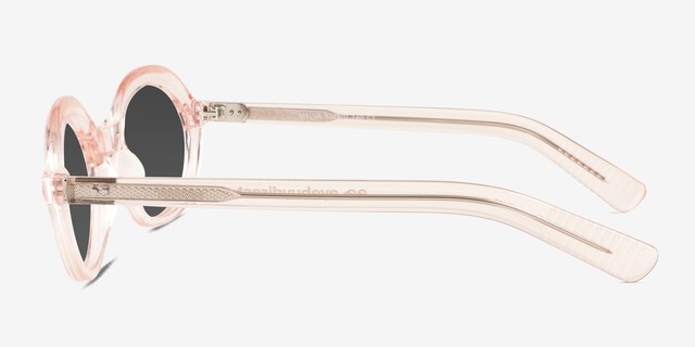 Melva Clear Champagne AcetateSunglass Frames from EyeBuyDirect, Side View