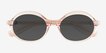Melva Clear Champagne AcetateSunglass Frames from EyeBuyDirect, Closed View