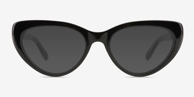 Dora Black AcetateSunglass Frames from EyeBuyDirect, Front View