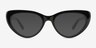 Dora Black AcetateSunglass Frames from EyeBuyDirect, Front View