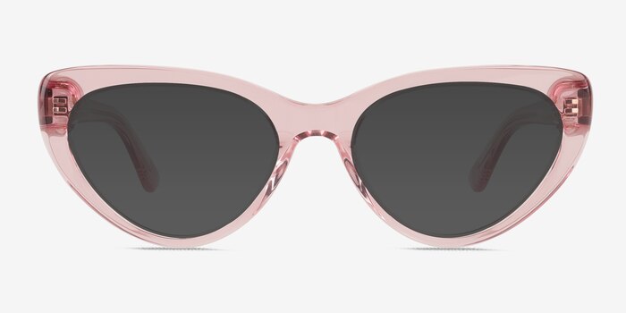 Dora Clear Pink Acetate Sunglass Frames from EyeBuyDirect