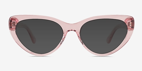 Dora Clear Pink Acétate Soleil de Lunette de vue