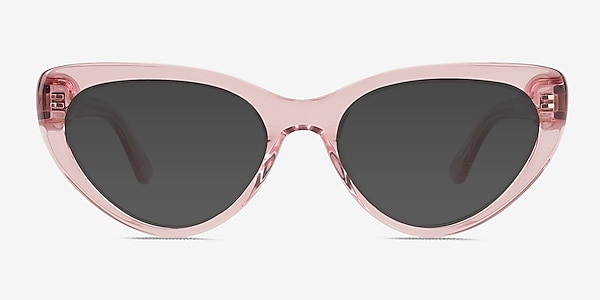 Dora Clear Pink Acétate Soleil de Lunette de vue