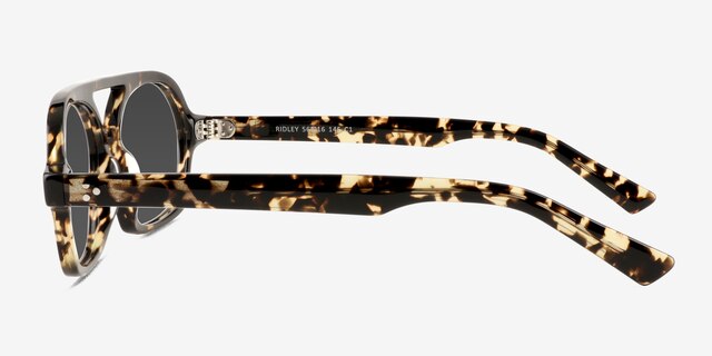 Ridley Tortoise AcetateSunglass Frames from EyeBuyDirect, Side View