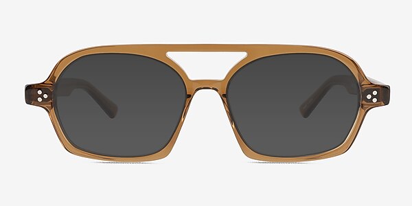 Ridley Clear Brown Acétate Soleil de Lunette de vue