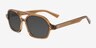 Ridley Clear Brown AcetateSunglass Frames from EyeBuyDirect, Angle View
