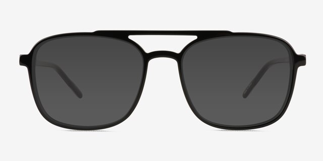 Cam Black AcetateSunglass Frames from EyeBuyDirect, Front View