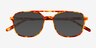 Cam Orange Tortoise AcetateSunglass Frames from EyeBuyDirect, Closed View