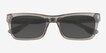 Emilio Clear Gray AcetateSunglass Frames from EyeBuyDirect, Closed View