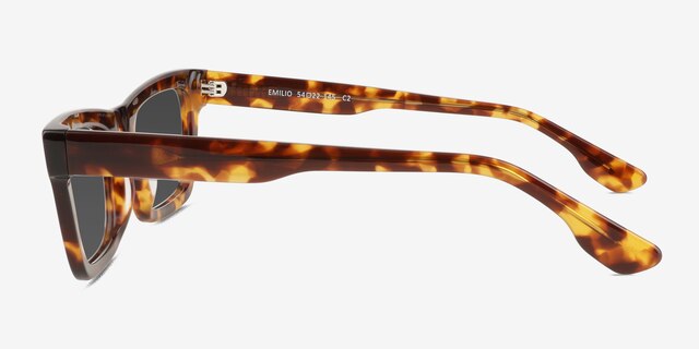 Emilio Tortoise AcetateSunglass Frames from EyeBuyDirect, Side View