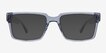 Agni Clear Blue AcetateSunglass Frames from EyeBuyDirect, Front View