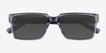 Agni Clear Blue AcetateSunglass Frames from EyeBuyDirect, Closed View