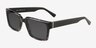 Agni Gray Tortoise AcetateSunglass Frames from EyeBuyDirect, Angle View