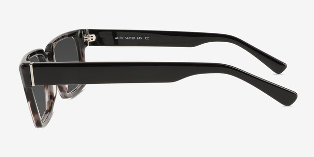 Agni Gray Tortoise AcetateSunglass Frames from EyeBuyDirect, Side View