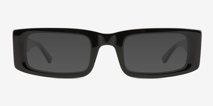 Alaric Black Acetate Sunglass Frames from EyeBuyDirect