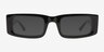 Alaric Black AcetateSunglass Frames from EyeBuyDirect, Front View