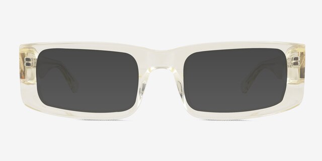 Alaric Clear Yellow AcetateSunglass Frames from EyeBuyDirect, Front View
