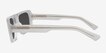 Nick Clear Matte Gray AcetateSunglass Frames from EyeBuyDirect, Side View