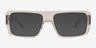 Nick Clear Brown AcetateSunglass Frames from EyeBuyDirect, Front View