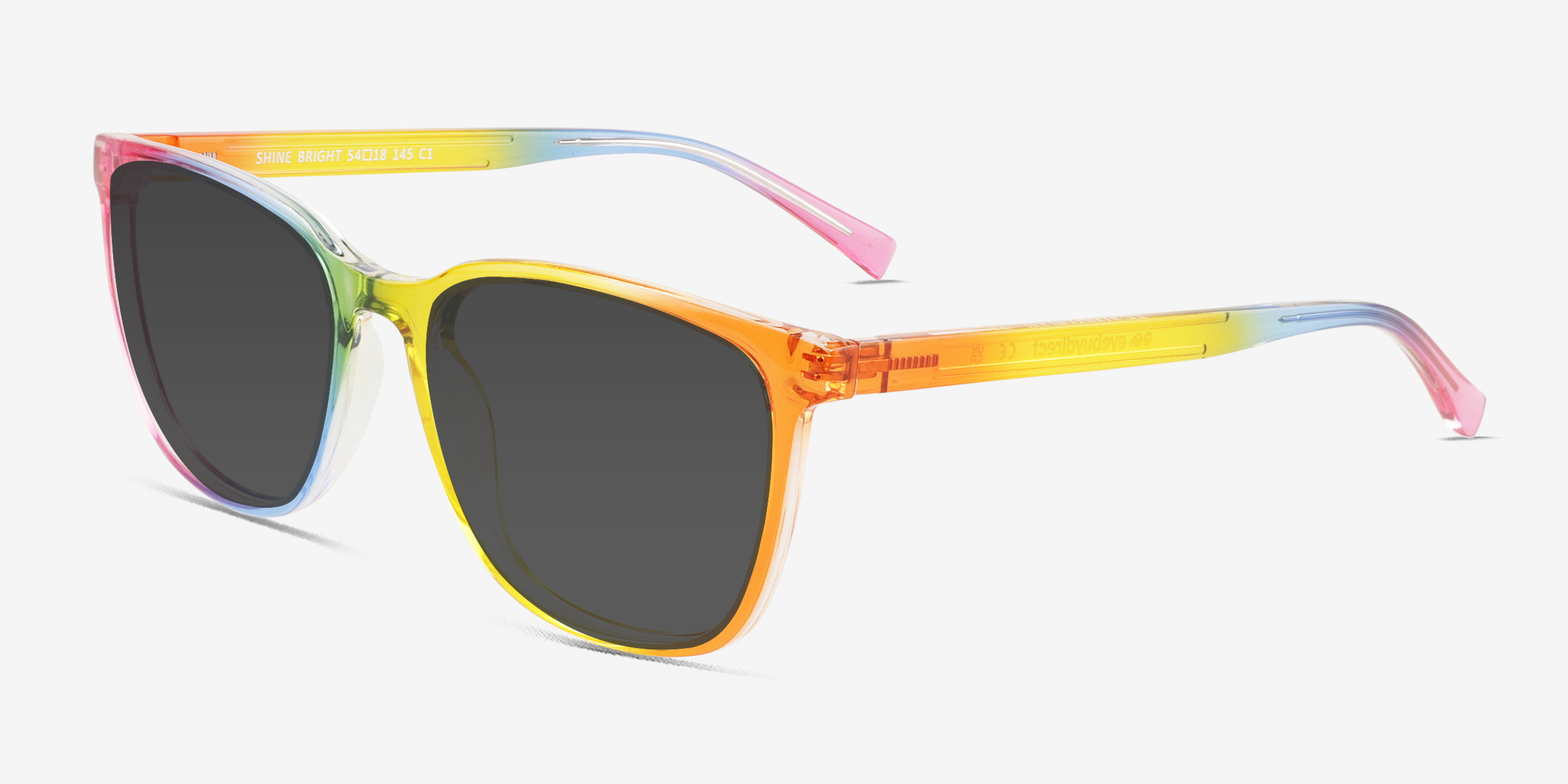 Square Sunglasses - Rainbow main image 0