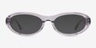 Varo Clear Gray Alternative MaterialsSunglass Frames from EyeBuyDirect, Front View