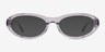 Varo Clear Gray AcetateSunglass Frames from EyeBuyDirect, Front View