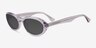 Varo Clear Gray AcetateSunglass Frames from EyeBuyDirect, Angle View