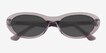 Varo Clear Gray Alternative MaterialsSunglass Frames from EyeBuyDirect, Closed View