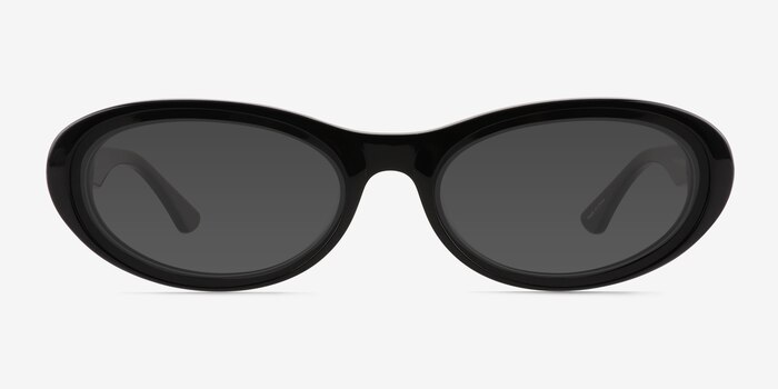 Varo Noir Acétate Soleil de Lunette de vue d'EyeBuyDirect