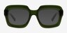 Chirico Clear Green AcetateSunglass Frames from EyeBuyDirect, Front View