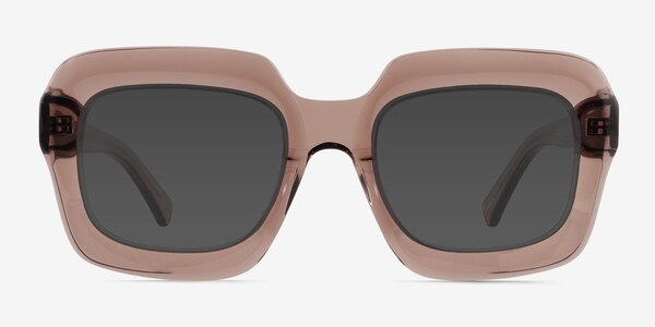 Chirico Clear Brown Acetate Sunglass Frames